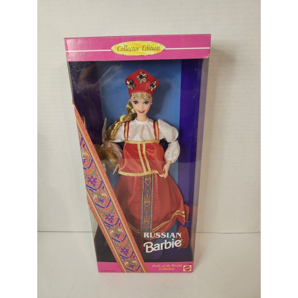 1996 Mattel RUSSIAN Barbie Doll Dolls of the World #16500 NIB